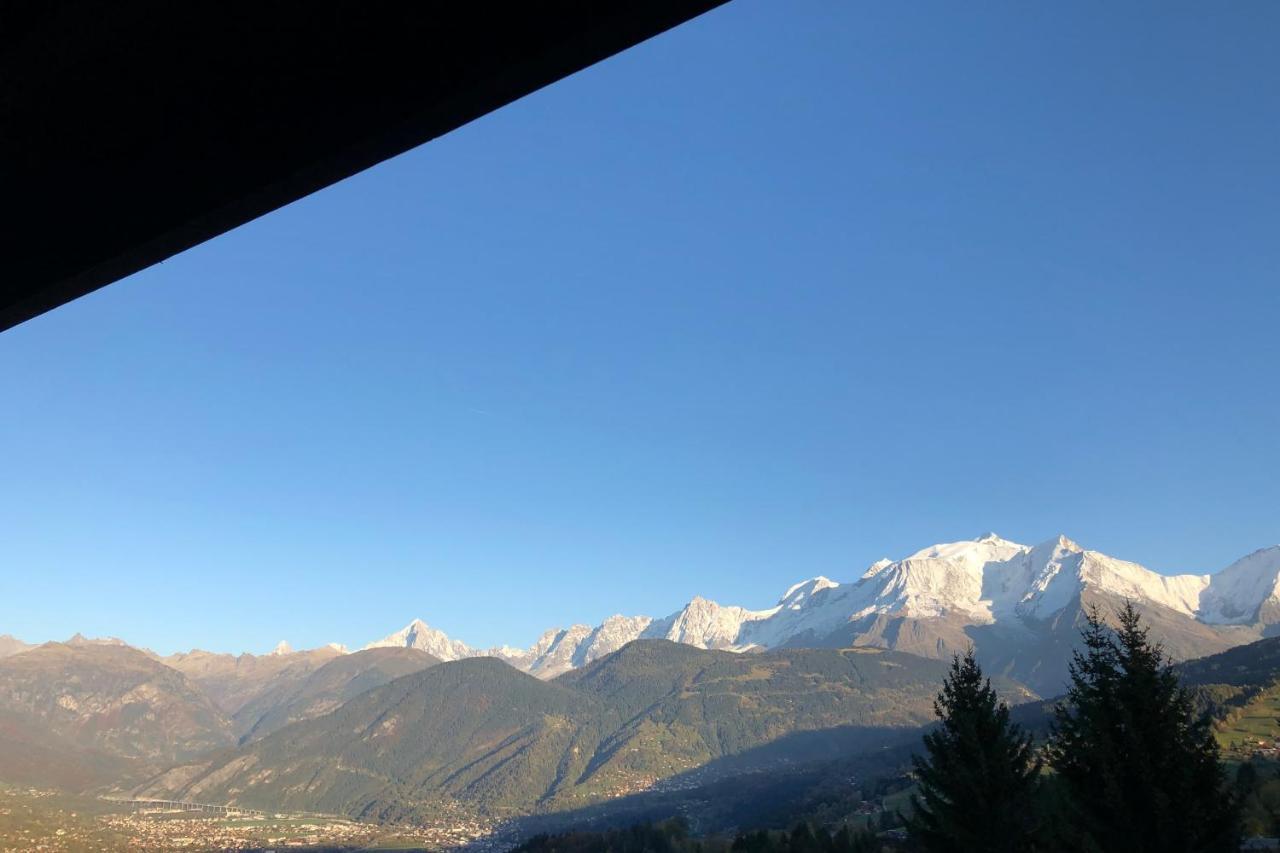 Large Apt 80M Superb View Mont-Blanc 6P Apartment Combloux Exterior photo