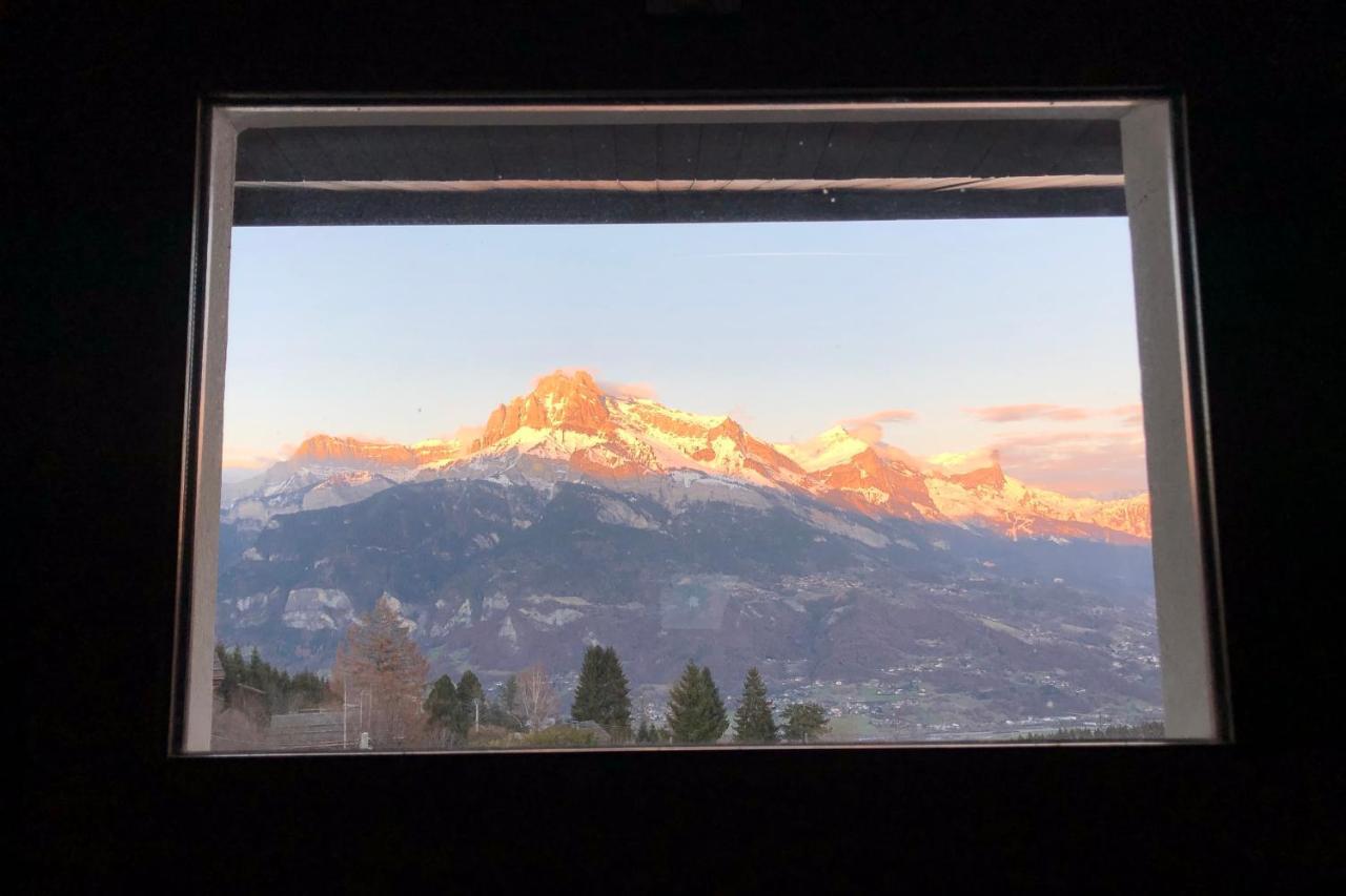 Large Apt 80M Superb View Mont-Blanc 6P Apartment Combloux Exterior photo